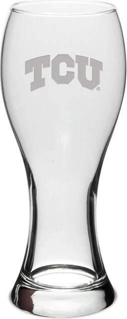 Texas Christian University Pilsner Glass