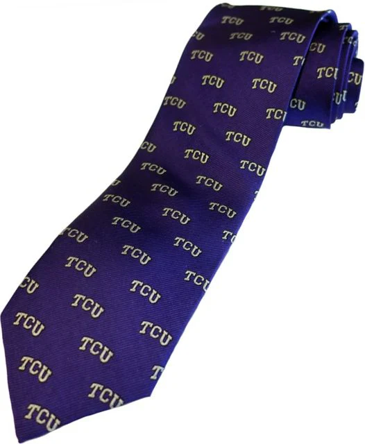 Texas Christian University Solid Tie