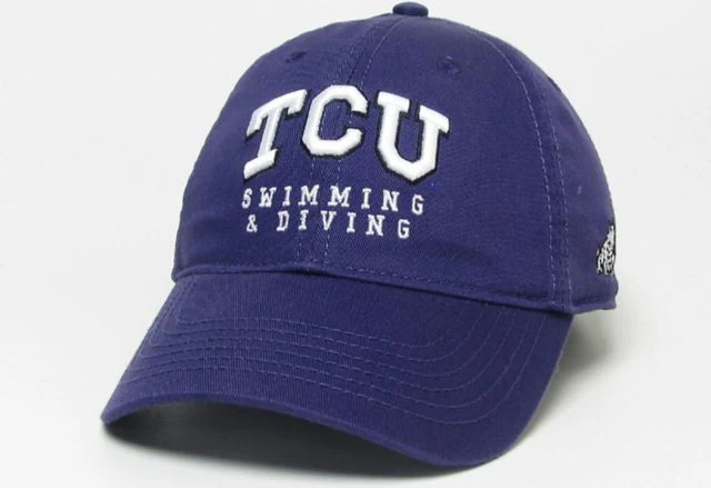 Texas Christian University Swimming Adjustable Twill Hat