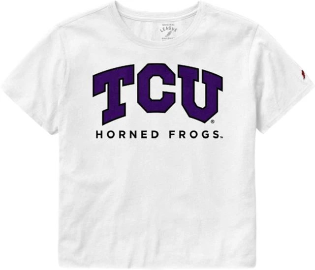 Texas Christian University Women's Crop Short Sleeve T-Shirt