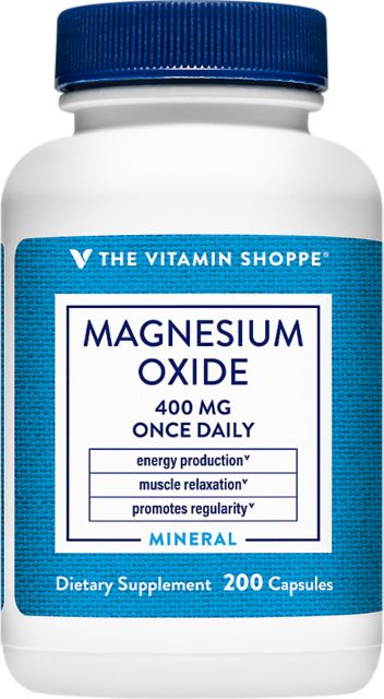 the Vitamin Shoppe MAGNESIUM OXIDE 200 EA