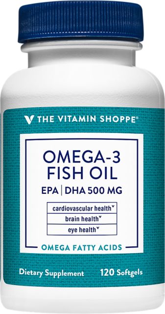 the Vitamin Shoppe OMEGA 3 FISH OIL 500 300/200 120 EA