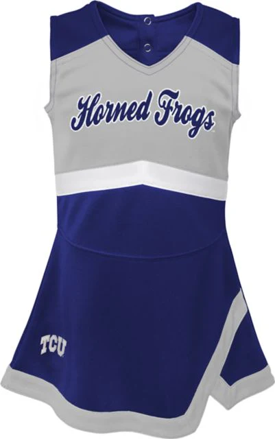 Texas Christian University Toddler Cheer Jumper Dress
