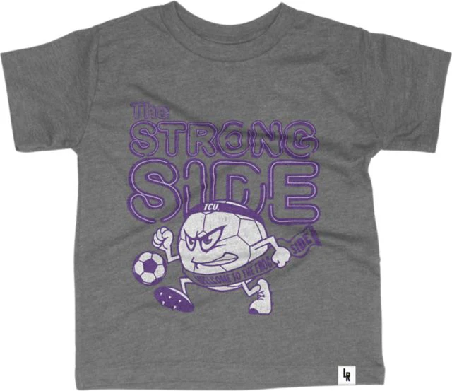 Texas Christian University Soccer Frog Side Strong Side Toddler T-Shirt