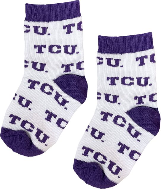 Texas Christian University Toddler All Over Socks