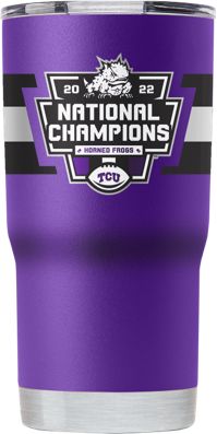 Texas Christian University Football 2022 National Champions 20 oz. Tumbler