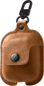Twelve South AirSnap Leather Road Case for AirPods Cognac - ONLINE ONLY