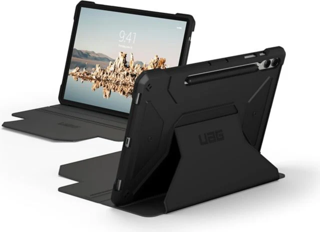 UAG Metropolis SE Series Galaxy Tab S9 Plus 12.4'' Folio Case - Black