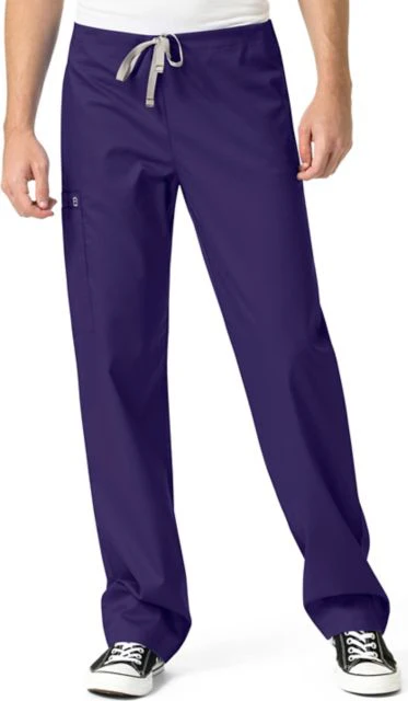 Unisex Drawstring Cargo Pant Grape X-Small Tall