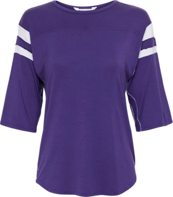 Texas Christian University Women's Double Striped Sleeve Top