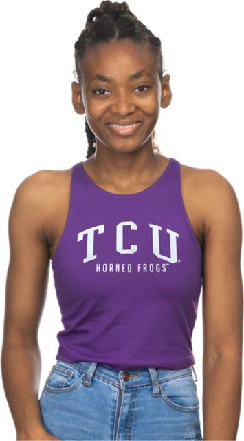 Texas Christian University Women's Horned Frogs Cropped Tank Top