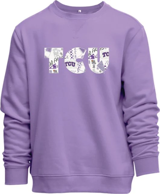 Texas Christian University Horned Frogs Women's Classic Crewneck Sweatshirt
