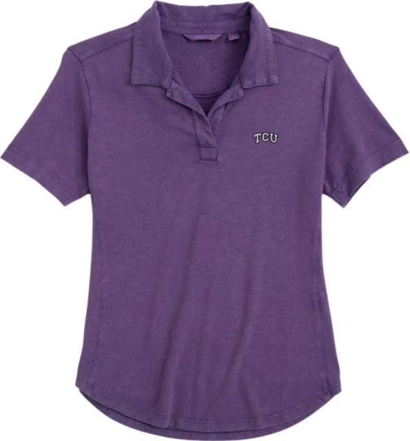 Texas Christian University Women's Coastal Wash V-Neck Short Sleeve T-Shirt - Image 2