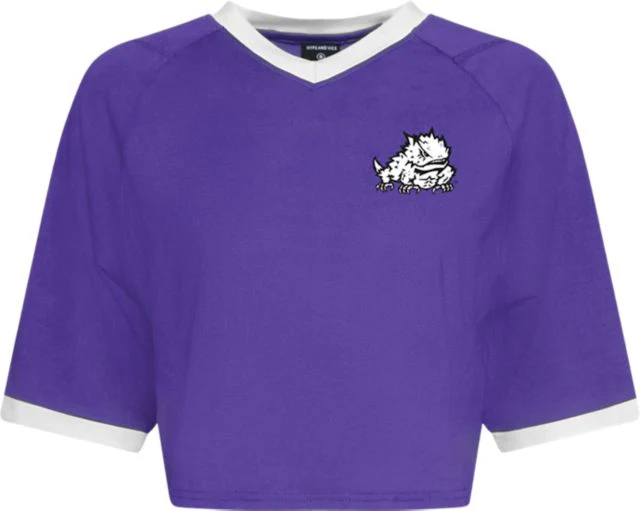 Texas Christian University Horned Frogs Women's Cropped Soccer Jersey