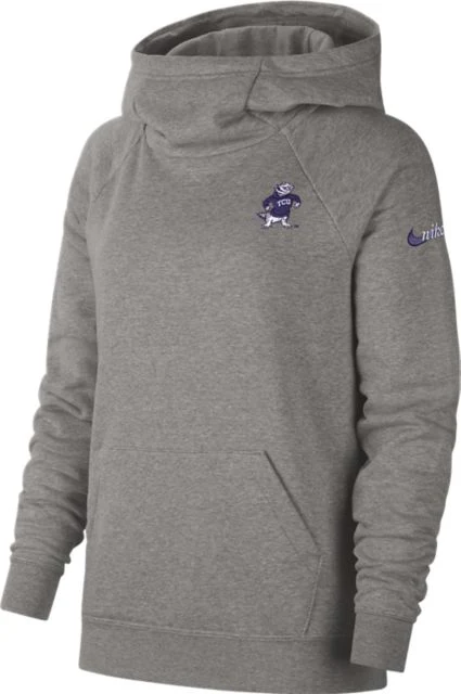 Texas Christian University Horned Frogs Women's Vault Essential Hooded Sweatshirt