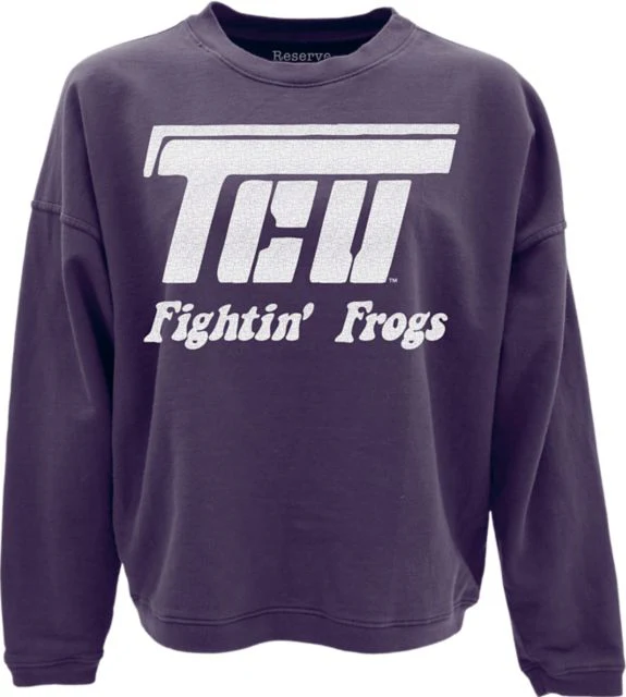 Texas Christian University Flying T Women's Terry Crew