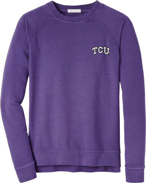 Texas Christian University Women's Lava Wash Crewneck Sweatshirt
