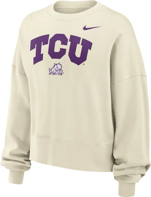 Texas Christian University Women's Phoenix Crewneck Sweatshirt - Image 2