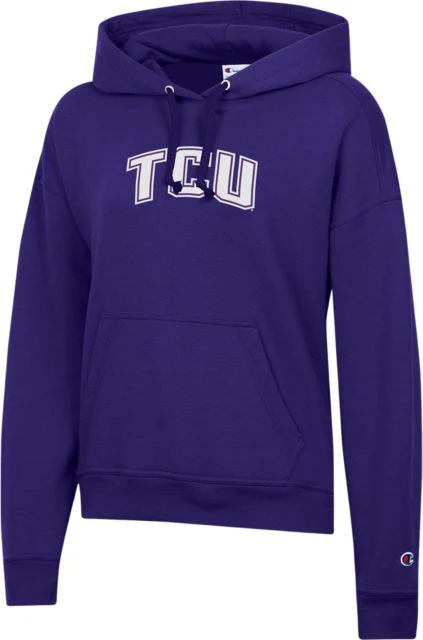 Texas Christian University Women's Powerblend Hooded Sweatshirt