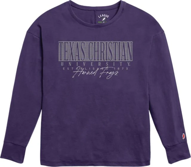 Texas Christian University Horned Frogs Women's Respin Long Sleeve Tee