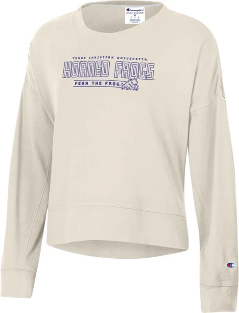 Texas Christian University Women's Soft Touch Crewneck Sweatshirt