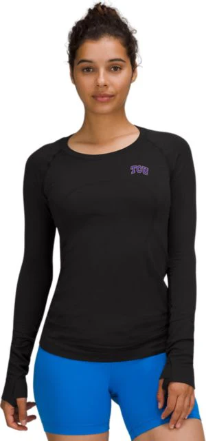 Texas Christian University Women's Swiftly Tech Long Sleeve 2.0