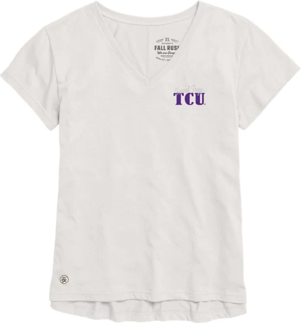 Texas Christian University Womne's V-Neck Short Sleeve T-Shirt