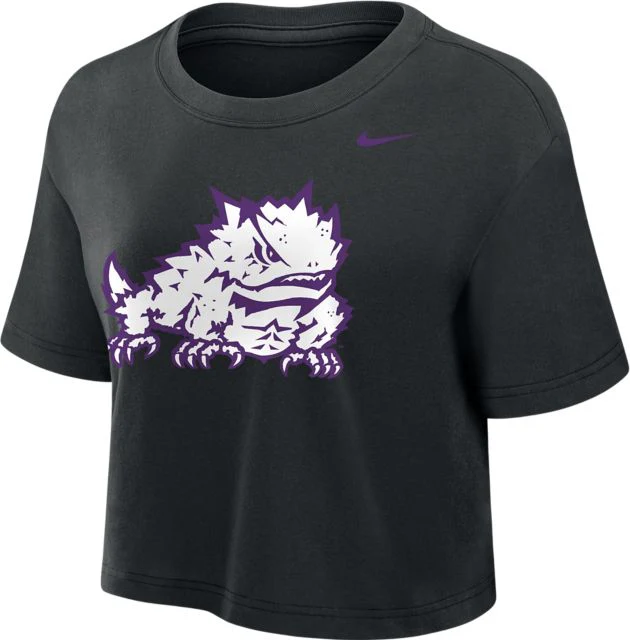 Texas Christian University Horned Frogs Women's Dri-Fit Cropped Short Sleeve T-Shirt
