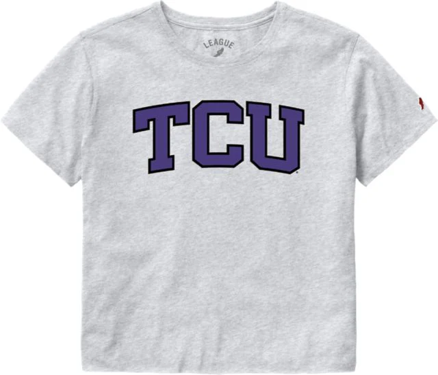 Texas Christian University Short Sleeve Cropped T-Shirt - Image 2